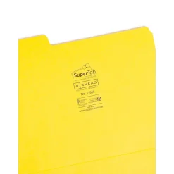 Smead SuperTab File Folder, Oversized 1/3-Cut Tab, Letter Size, Assorted Colors, 24 per Pack (11956) Clearance