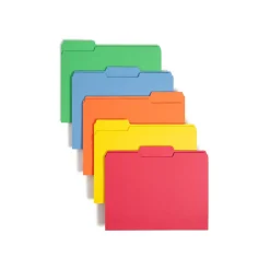 Smead SuperTab Heavyweight File Folder, Oversized 1/3-Cut Tab, Legal, Manila (15401) Clearance