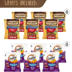 Pretzels<Snack Box Pros Pretzel Lovers Snack Box, 38 Bags/Box (700-00160)