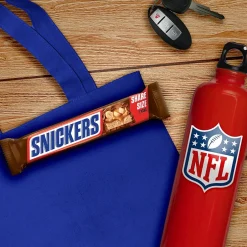 Chocolate<Snickers Sharing Size Milk Chocolate Candy Bars, 3.29 oz., 24/Box (MMM32252)