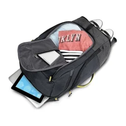 Backpacks<Solo Everyday Max Laptop Recycled Backpack, Large, Navy/Gray (ACV732-4)