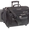 Solo New York 15.6" Polyester Rolling Laptop Bag, Black (B64-4) Outlet
