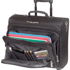 Solo New York 15.6" Polyester Rolling Laptop Bag, Black (B64-4) Outlet