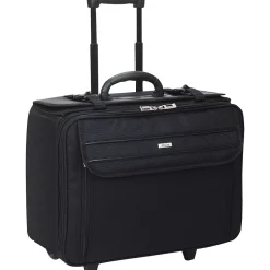 Solo New York Ballistic Nylon Rolling Laptop/Catalog Case with File Hanger, 16"