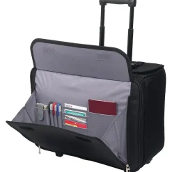 Solo New York Ballistic Nylon Rolling Laptop/Catalog Case with File Hanger, 16