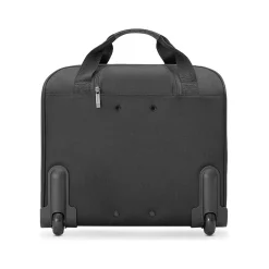 Solo New York Bryant Polyester Briefcase, Laptop Compatible, Rolling, TSA Checkpoint Friendly, Gray (PT138-4/10)