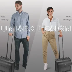 Solo New York Classic Laptop Rolling Briefcase, Black Polyester (PV78-4)