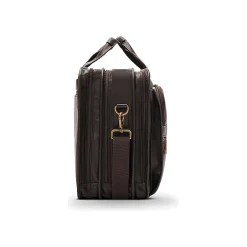 Solo New York Classic Leather Briefcase, Laptop Compatible, Espresso (D941-3)