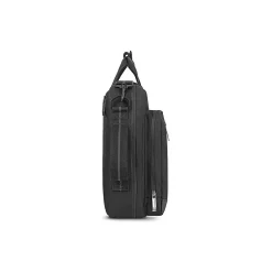 Solo New York Duane Hybrid Polyester Briefcase, Laptop Compatible, Black (UBN310-4)