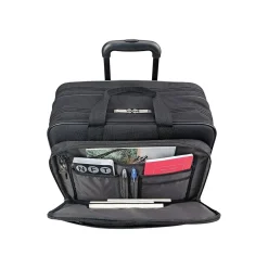 Solo New York Midtown Empire Laptop Rolling Briefcase, Black Polyester (CLS910-4)