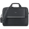 Solo New York Midtown Laptop Briefcase, Black Polyester (LVL330-4)