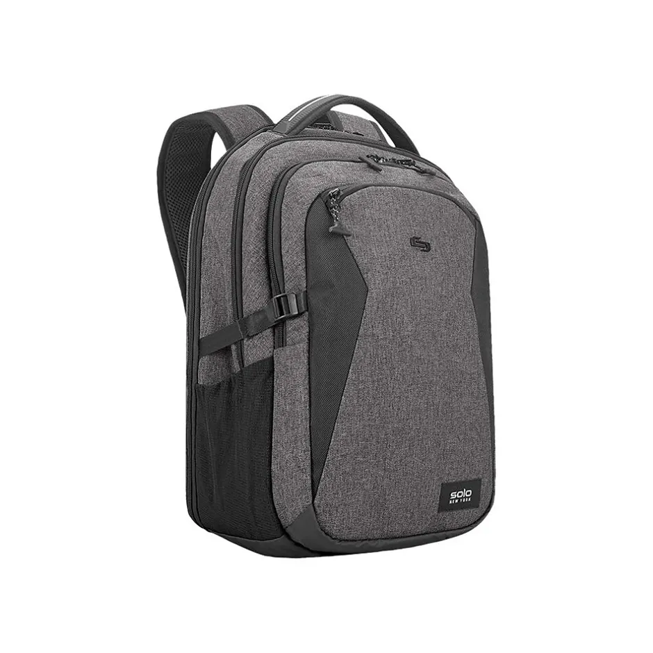 Backpacks<Solo New York Nomad Unbound Laptop Backpack, Solid, Gray (NOM701-10)
