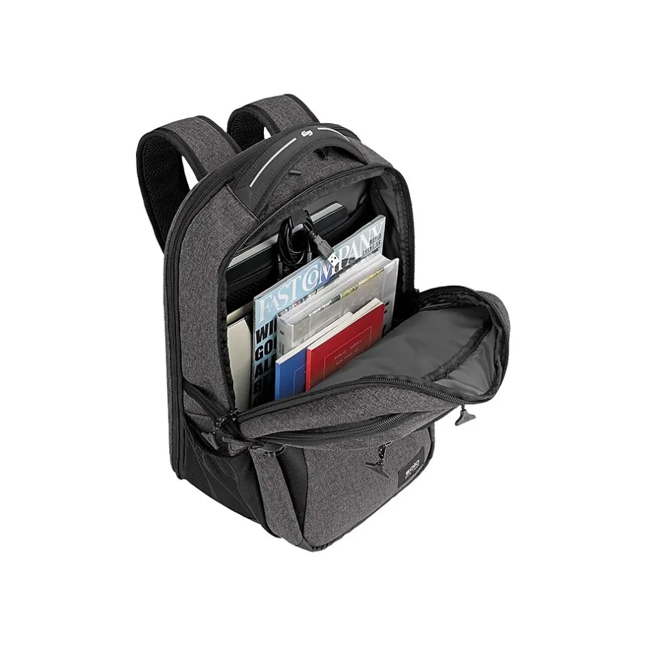 Backpacks<Solo New York Nomad Unbound Laptop Backpack, Solid, Gray (NOM701-10)
