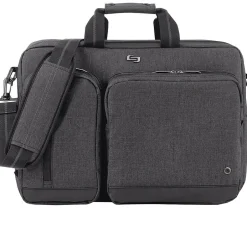 Solo New York Polyester Briefcase, Laptop Compatible, Black (UBN310-10)