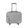 Solo New York Re:Start 15.6" Polyester Rolling Laptop Bag, Heathered Gray (UBN915-10) Clearance