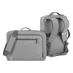 Solo New York Re:utilize Hybrid Backpack, Laptop Compatible, Heathered Gray (UBN762-10)