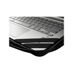 Solo New York Secure-Fit Chromebook Education Laptop Case, Black Recycled PET Polyester (PRO151-4)