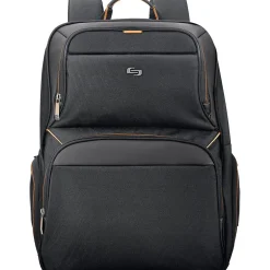 Solo New York Urban Backpack For 17.3" Notebook, Black/Orange