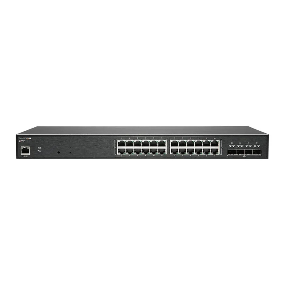 Sonicwall 24-Port Gigabit Ethernet Managed Switch (02-SSC-8376)* Ethernet Switches & Splitters