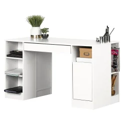 Online ™ Crea 30" Craft Table, Pure White (7550727) Office Desks