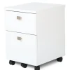 Hot Interface 2-Drawer Mobile Vertical File Cabinet, Pure White (7350691) File Cabinets