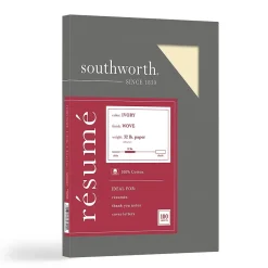 Clearance 8.5" x 11" Resume Paper, 32 Lbs., Wove, 100/Pack (RD18ICF) Resume Paper