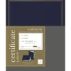 Clearance Certificate Holders, 8.5" x 11", Navy, 5/Pack (PF6) Awards & Certificates