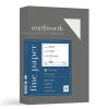 New Fine Paper, 8.5" x 11", 24 lbs, Linen-Finish, White, 500/Box (554C) Resume Paper