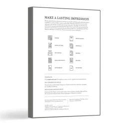 Discount Linen Resume 8.5" x 11" Multipurpose Paper, 32 Lbs., 100 Brightness (RD18ACFLN) Multipurpose Paper