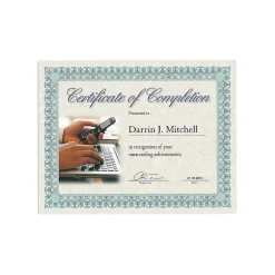 Best Parchment Certificates, 8.5