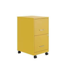 SOHO Smart File 2-Drawer Mobile Vertical File Cabinet, Letter Size, Lockable, Goldfinch (25276) File Cabinets