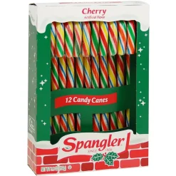 Hard Candy & Lollipops<Spangler Cherry Candy Canes, 12 Canes/Pack, 3 Packs/Box (211-X0001)