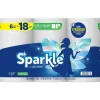 Paper Towels<Sparkle Pick-a-Size with Thirst Pockets Paper Towels, 2-ply, 165 Sheets/Roll, 6 Rolls/Pack (22269501)