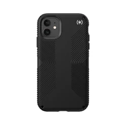 Cell Phone Cases<Speck Presidio2 Grip Black/Black/White Case for iPhone 11 (138538-D143)