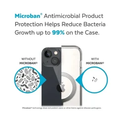 Cell Phone Cases<Speck Presidio Perfect-Clear MagSafe Clear/Silver Case for iPhone 14 Plus (150119-3080)