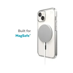 Cell Phone Cases<Speck Presidio Perfect-Clear MagSafe Clear/Silver Case for iPhone 14 Plus (150119-3080)