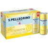 Bottled Water<S.Pellegrino Essenza Lemon & Lemon Zest Flavored Mineral Water, 11.15 fl. oz. Cans, 8/Pack (12394352)