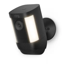 Security Cameras & Systems<Ring Spotlight Cam Pro Wireless Security Camera, Black (B09DRHPRT6)