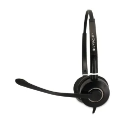 Spracht Wired Noise Canceling Stereo On Ear Computer Headset, Black (HS-WD-USB-2)* Headsets
