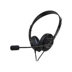 Spracht ZUM Noise Canceling Stereo Headset, Over-the-Head, Black (ZUM350B)* Headsets