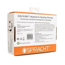 Spracht ZUM RJ9M Noise-Canceling Mono Deskphone On Ear Headset, RJ-9 (ZUMRJ9M)* Headsets