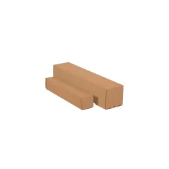 Partners Brand Square Mailing Tubes, 5" x 5" x 18", Kraft, 25/Bundle (M5518K)* Mailing Tubes