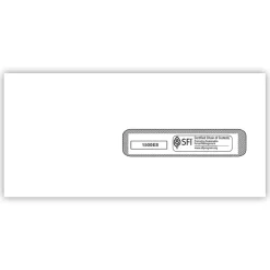 Medical Arts Press Standard Claim Right Window Envelopes, 4.5 x 9.5, Self-Seal, 500/Box* Window