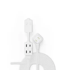 Extension Cords<Staples 6' Extension Cord, 3-Outlet, White (22134)