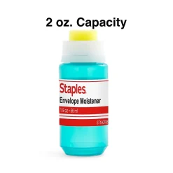 Staples 2 oz. Envelope Moistener, Blue (ST160788-CC)* Finger Pads