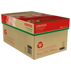 Outlet 30% Recycled 11" x 17" Copy Paper, 20 lbs., 92 Brightness, 500 Sheets/Ream, 5 Reams/Carton (112390) Copy Paper