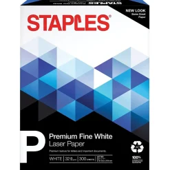 Outlet 30% Recycled 8.5" x 11" Multipurpose Paper, 32 lbs., 100 Brightness, 300/Pack (358C-WH-STP) Large Quantity Paper