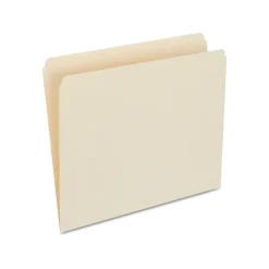 Staples 30% Recycled File Folders, Single Tab, Letter Size, , 100/Box (ST56676-CC) Manila Online