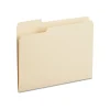 Staples 30% Recycled File Folders, 1/3-Cut Tab, Left Position, Letter Size, Manila, 100/Box (ST116749/116749) Clearance