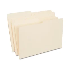 Staples 30% Recycled File Folders, 1/2 Cut Tab, Legal Size, Manila, 100/Box (ST116939/116939)